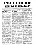Volume 3, Issue 21 - April 5, 1968 by Institute Inklings Staff