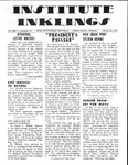 Volume 3, Issue 24 - April 26, 1968 by Institute Inklings Staff