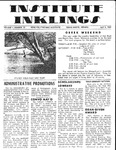Volume 4, Issue 22 - May 9, 1969 by Institute Inklings Staff
