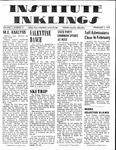 Volume 5, Issue 14 - February 6, 1970 by Institute Inklings Staff