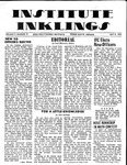 Volume 5, Issue 21 - May 8, 1970 by Institute Inklings Staff
