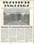 Volume 6, Issue 6 - October 29, 1970 by Institute Inklings Staff