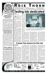 Volume 45 - Issue 05 - Friday, October 9, 2009 by Rose Thorn Staff