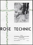 Volume 41 - Issue 3 - December, 1931 by Rose Technic Staff