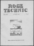 Volume 35 - Issue 1 - October, 1925 by Rose Technic Staff