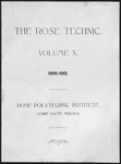 Volume 10 - Issue 1 - October, 1900 by Rose Technic Staff