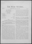 Volume 5 - Issue 8 - May, 1896 by Rose Technic Staff