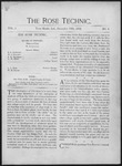 Volume 1 - Issue 4 - December 14th, 1891 by Rose Technic Staff